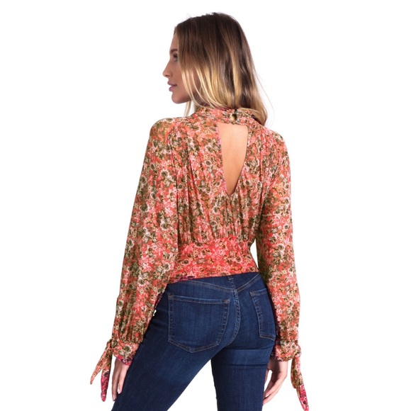 🌈 SOLD 🌈 FREE PEOPLE all dolled up poppy top - Picture 12 of 13